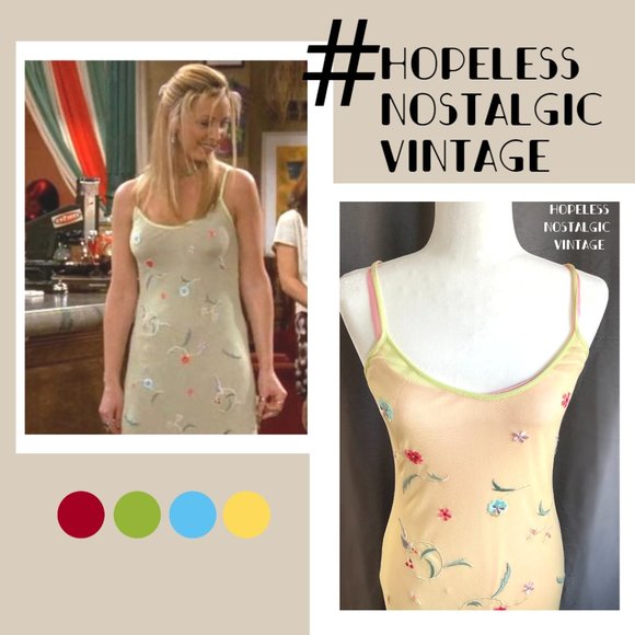 Vintage Vivienne Tam slip dress ASO Phoebe Buffay in Friends - Picture 1 of 5